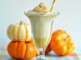 Chai spiked pumpkin milkshake