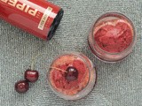 Cherry sorbet with champagne