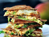 Chipotle Quesadillas with Minty Mango Salsa