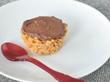 Chocolate mousse pie with rice crispy crust