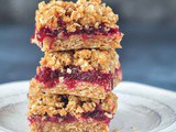 Cranberry Oat No Bake Bars