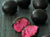 Dark Chocolate Dragon Fruit Coconut Treats