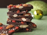 Dark chocolate superfood bark