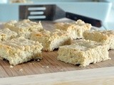 Fluffy Irish cream blondies