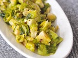 Ginger lime Brussels sprouts