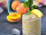 Juicy Peach Mint Chia Pudding