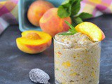 Juicy Peach Mint Chia Pudding