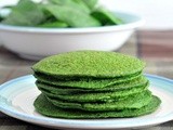 Lemon basil spinach cakes