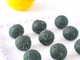 Lemon Coconut Spirulina Balls