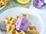 Lemon Poppyseed Waffles Vegan Gluten Free