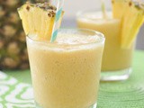 Light and fresh Piña Coladas