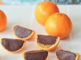 Mandarin orange fudge slices