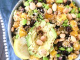 Mango Edamame Quinoa Salad