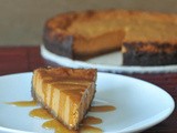 Maple cream pumpkin pie with buttery gingersnap crust