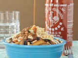 Noodle Bowl with Ginger Sesame Peanut Sauce