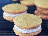 Pumpkin whoopie pies with ginger cream [huge giveaway] #VeganMoFo