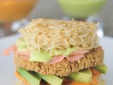 Ramen burger – sushi style