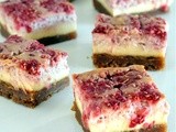 Raspberry cheesecake oreo bars