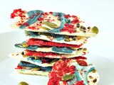 Raspberry Dusted Vanilla Superfood Bark