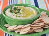 Roasted artichoke lemon hummus