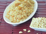 Saffron rice with golden raisins and pine nuts