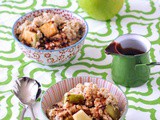 Salted Caramel Apple Oatmeal