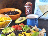 Santa Fe Taco Salad with Cool Salsa Ranch