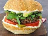 Simple Savory Mushroom Burgers