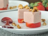 Strawberry walnut kulfi