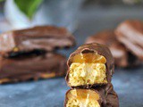 Vegan Caramel Twix Cookie Bars