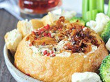 Warm Caramelized Onion Bacon Dip