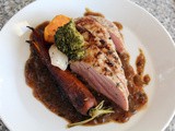 Pork Fillet with Roasted Vegatables and Pedro Ximénez Sherry Sauce