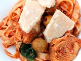 Red Pesto Tagliatelle Pasta