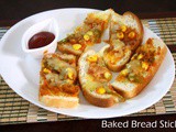 Baked Pizza Bread Sticks