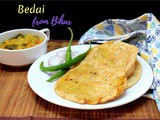 Bedai | Dal Stuffed Pooris from Bihar