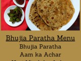 Bhujia Paratha Menu