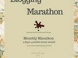 Blogging Marathon # 72 – 3 Day Marathon for 4 weeks