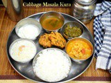 Cabbage Masala Kura