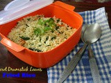 Carrot Drumstick Fried Rice | Easy Kids Lunch Box Recipes