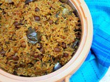 Chana Vangi Bath | How to make Chickpea Eggplant Rice