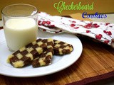 Checkerboard Cookies | How to make Eggless Checkerboard Cookies