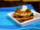 Cheesy Leftover Mashed Potato Pancakes