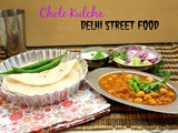 Chole Kulcha | How to make Chole Kulche ~ Delhi Street Food