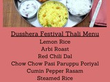 Dussehra Festival Special Thali