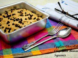 Eggless Chocolate Chip And Banana Squares ~ Egg Substitutes in Baking