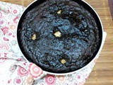 Eggless Chocolate Skillet Cookie Cake