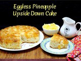 Eggless Pineapple Upside Down Cake