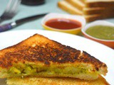 Grilled Potato Cheese Sandwich