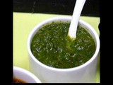 Hara Chutney | Green Chutney for Chaats