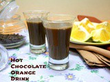 Hot Chocolate Drink with Orange